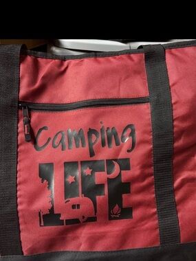 Ozark Trail 50 Can Thermal TOTE bag- Red Color-NEW.